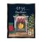 Stupell Industries Cozy Christmas Fireplace Mantel Framed Floater Canvas Wall Art